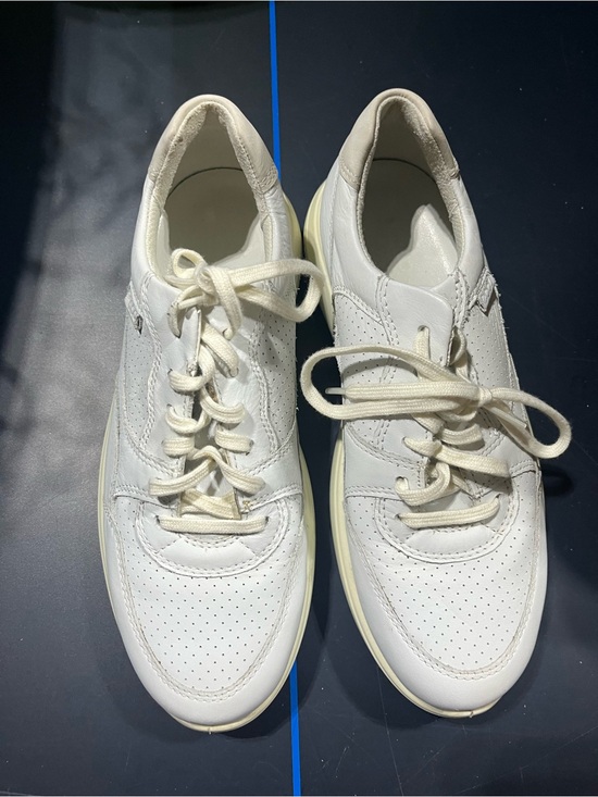 Ecco Shoes - Ecco Women’s White/Cream Athletic Sneakers
